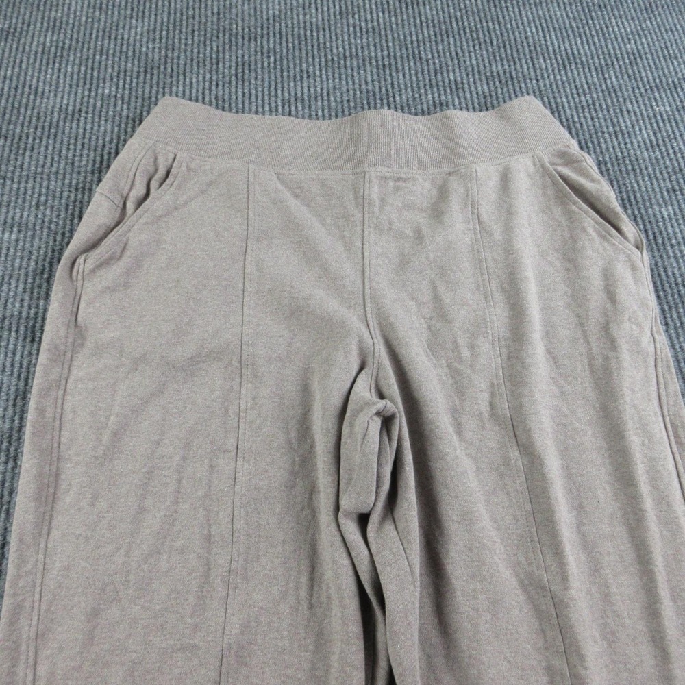 Pact Pants Womens L Brown Sweatpants Pull On Elastic Waist Pockets 31x28* - Picture 3 of 16
